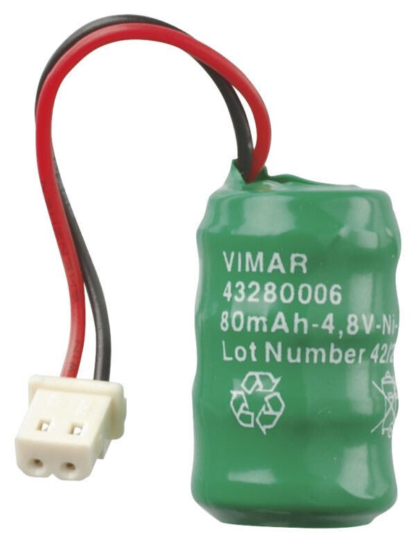 BATTERIA RICARICABILE NI-MH 4,8V 80MAH