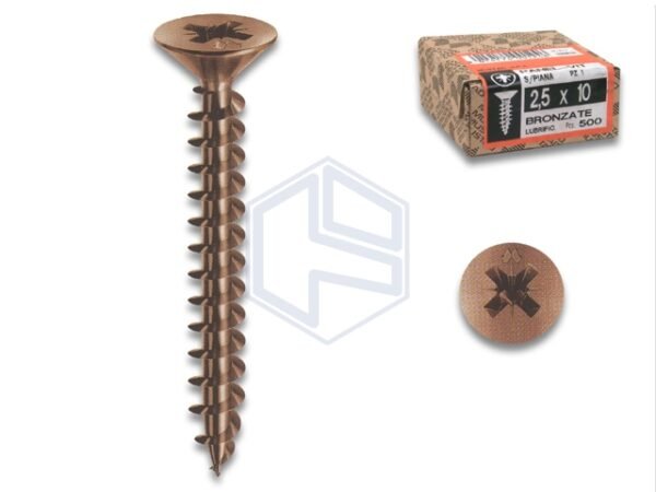 VITE PANEL-VIT BRONZATA T.P. 5,0X025 PZ500