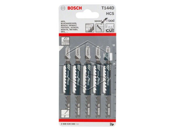 BOSCH.LAME SEGHETTO ALTERN. T 144 D 5PZ