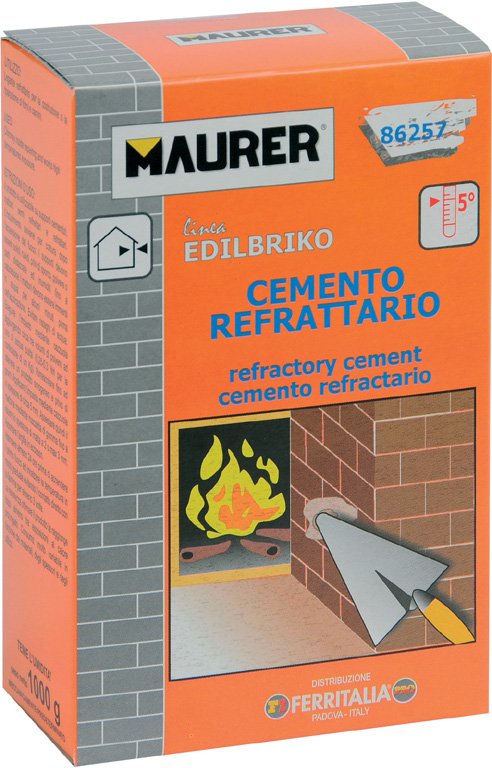 CEMENTO REFRATTARIO EDILBRIKO CONFEZIONE KG.1