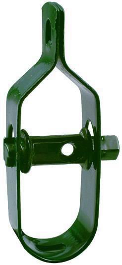 TENDITORI P/FILI IN LAMIERA PLASTICATI VERDI 85X30 MM PZ25