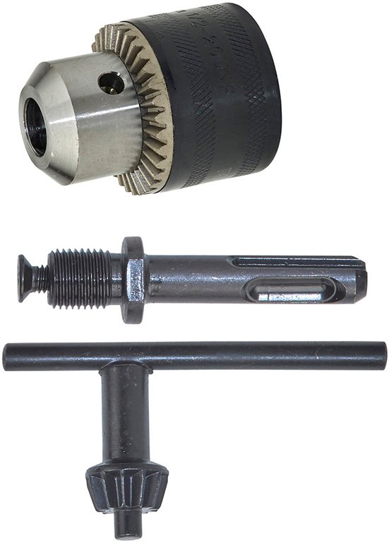 KIT MANDR.13 MM 1/2"F.+ADAT.SDS+CHIAVE MAURER