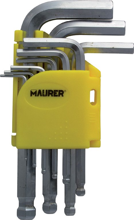 SET 9 CHIAVI "MAURER"CRV M.ESA.C/SF.MM.1,5-10