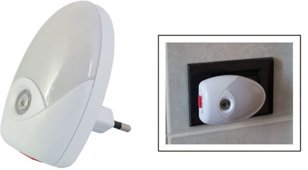 LAMPADA NOTTURNA C/SENSORE CREPUSCOLARE