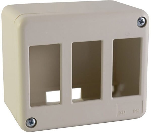 PORTAFRUTTI 3P MINICANALINA IP30 DA PARETE