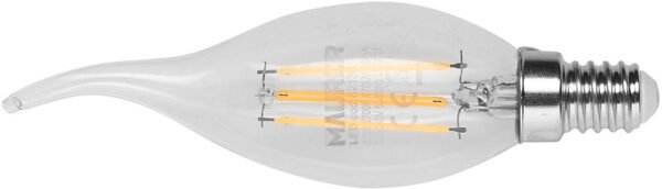 LAMP.COLPO DI VENTO C/FIL.4,5W E14 4000K 470L