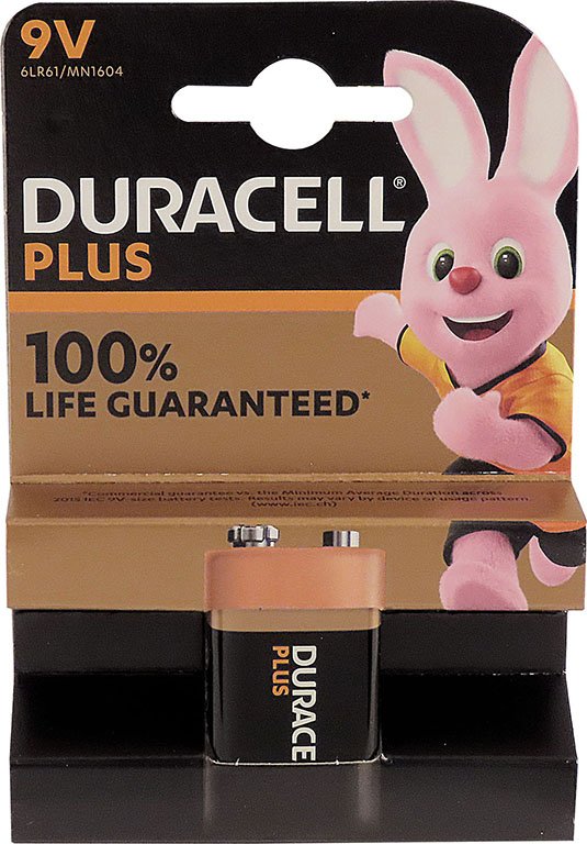 PILA DURACELL TRANSITOR 9V MN1604