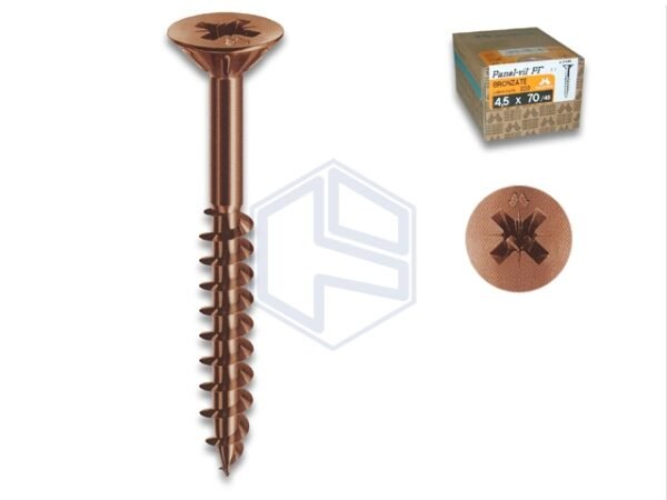 VITE PANEL-VIT "PF" BRONZATA T.P.4,5X050