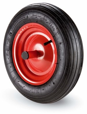 RUOTA PNEUMATICA P/CARRIOLA S/ASSALE