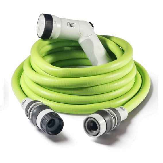 TUBO IKON AQUAMARINE-LIME 5/8 PISTOLA + 2 RACCORDI 25MT