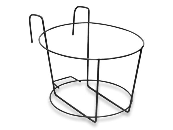 PORTAVASO TONDO 22CM ANTRACITE