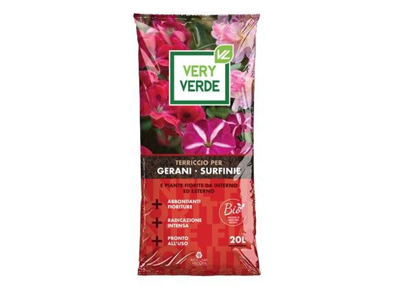 VERYVERDE TERRICCIO GERANI E SURFINE 20LT