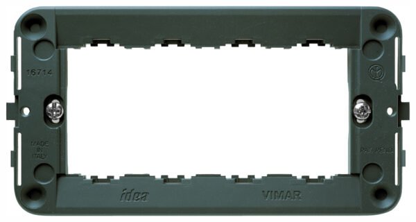 VIMAR IDEA - SUPPORTO 4 POSTI + VITI