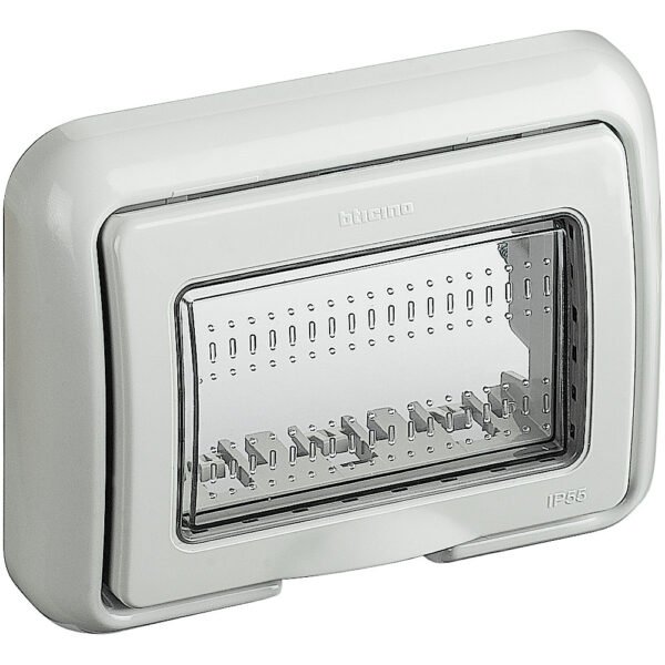 IDROBOX MATIX - COPERCHIO IP55 3 POSTI BIANCO