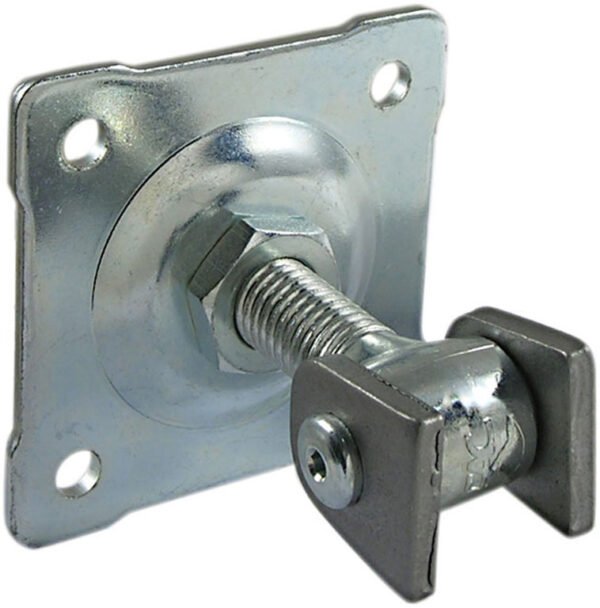 CARDINE ZINC. REGOLABILE C/PIASTRA IMBUTITA M18 ART.231B