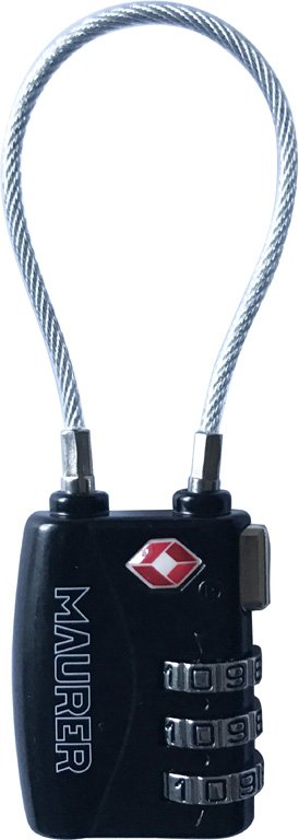 LUCCHETTO "TSA" DA VIAGGIO C/CAVO 30MM