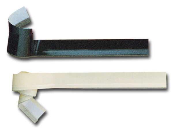 STRISCIA SOTTOPORTA AUTOADESIVA BIANCA PVC FLESS. C/FELTRO 100CM