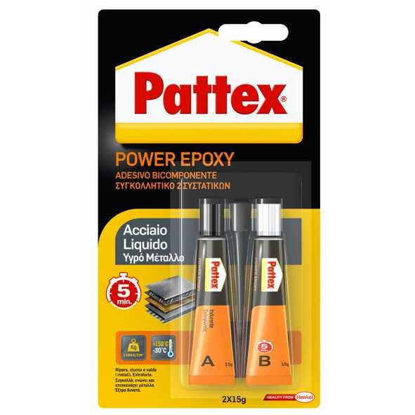 POWER EPOXY ACCIAIO LIQUIDO RAPIDO 30G