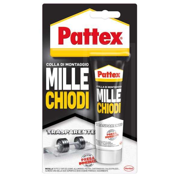 MILLECHIODI PATTEX TRASPARENTE 40GR