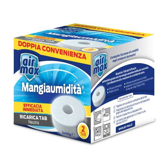 AIRMAX RICARICA TAB NEUTRA 2x450GR