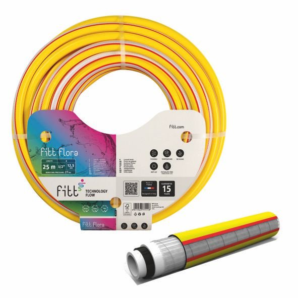 TUBO FLORA GIALLO 5/8x25MT