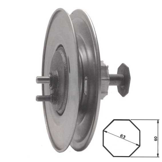 RIDUTTORE ZINC. C/CALOTTA LISCIA D.22