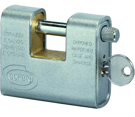 LUCCHETTO CORBIN/YALE SERRANDE 21190 CORAZZATO 62MM