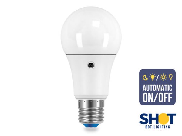 LAMPADA LED GOCCIA C/CREPUSCOLARE E27 4000K 75W