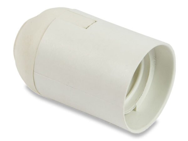 PORTALAMPADA PVC BIANCO E27