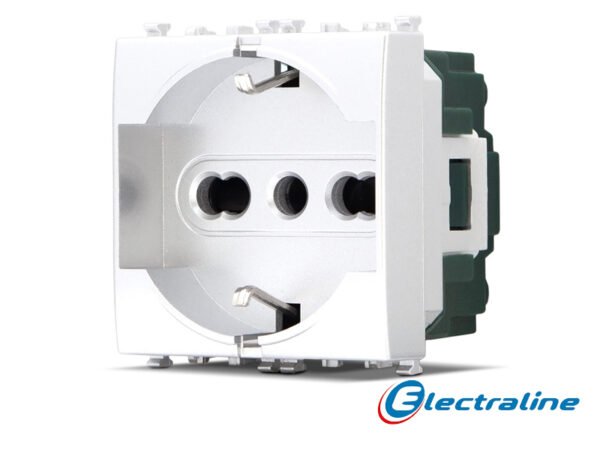 FRUTTO TYPE PLANA PRESA SCHUKO 16A