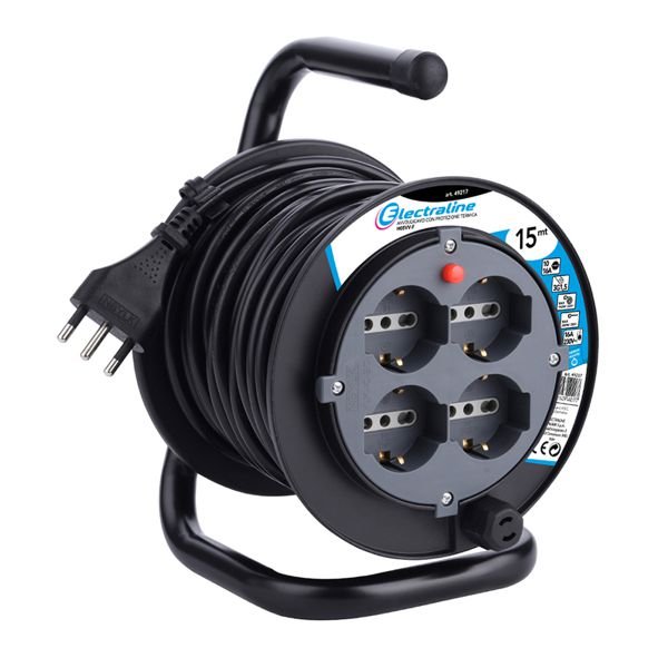 AVVOLGICAVO 4 SCHUKO BIP+DISG. 50MT