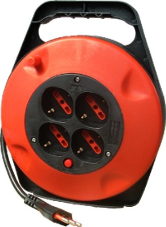 AVVOLGICAVO UNEL COMP. 4 PRESE 10MT