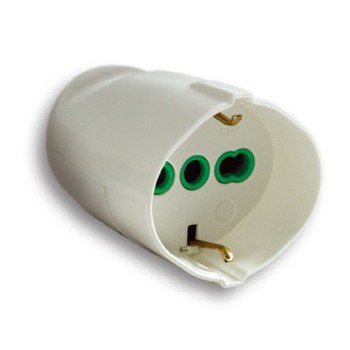 PRESA FANTON SMONTABILE 2P+T 16A 250W