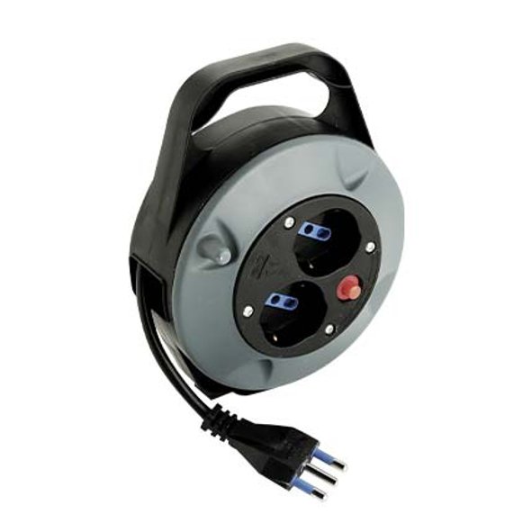 AVVOLGICAVO COMP. 2 PRESE BIPASSO 5MT