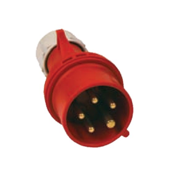 SPINA 16A ROSSA 380V 5P IP44