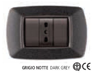 PLACCA MYLIFE 3P NERO OPACA