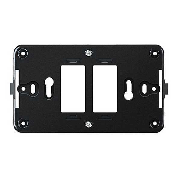 SUPPORTO 2 MODULI P/SCATOLE ROTONDE