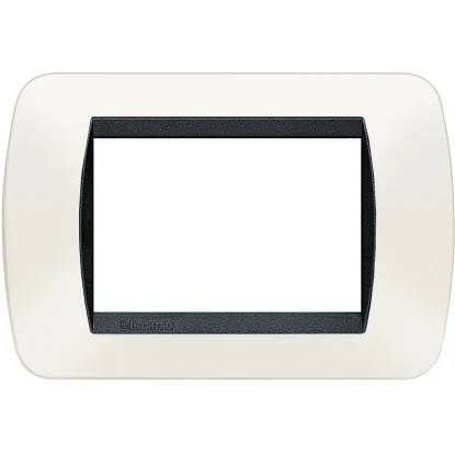 BITICINO LIVING - PLACCA 3 POSTI PLASTICA BIANCA