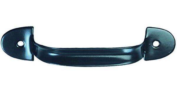 MANIGLIA LIGURIA VERNICIATA NERO OPACO 13,5CM