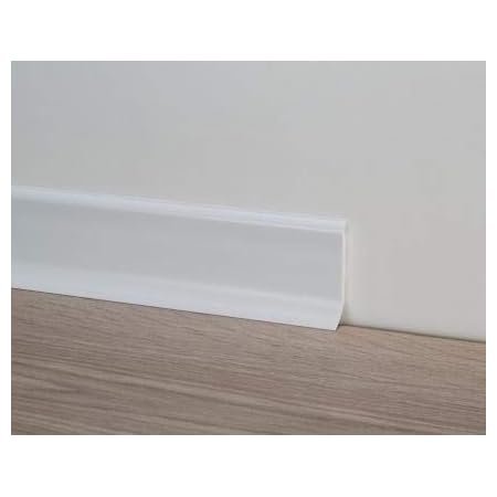 BATTISCOPA CLASSICO PVC BIANCO 70x2000 MM