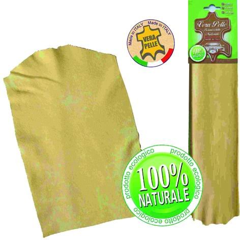 PELLE SCAMOSCIATA NATURALE 41x27CM
