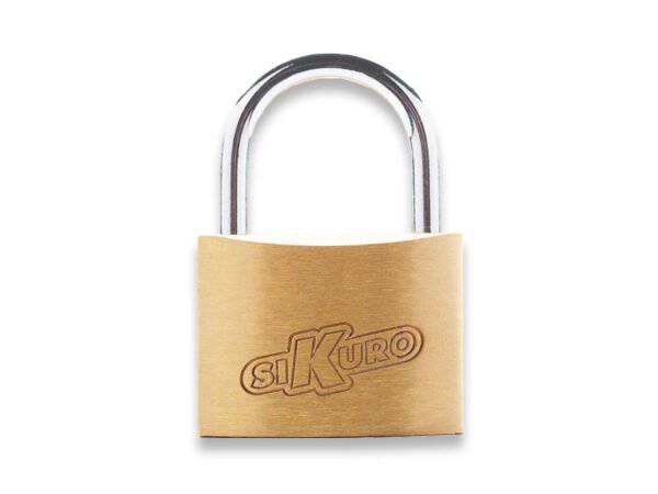 LUCCHETTO SIKURO OTTONE 30MM 2 CHIAVI