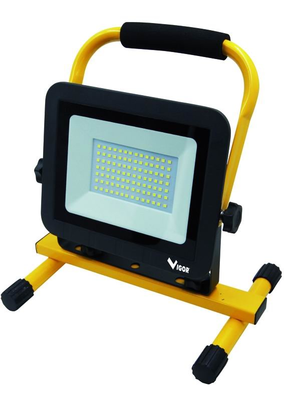 PROIETTORI LED VIGOR PLUS-50S SUPPORTO CAVO+SPINA 50W-6000LM