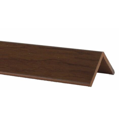 PARASPIGOLO CLASSICO PVC NOCE 25x25x3000 MM