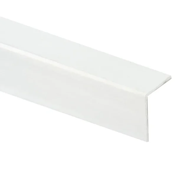 PARASPIGOLO CLASSICO PVC BIANCO 50x50x3000 MM