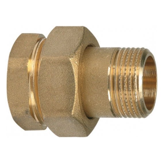 BOCCHETTONE OTTONE DRITTO MF 1"