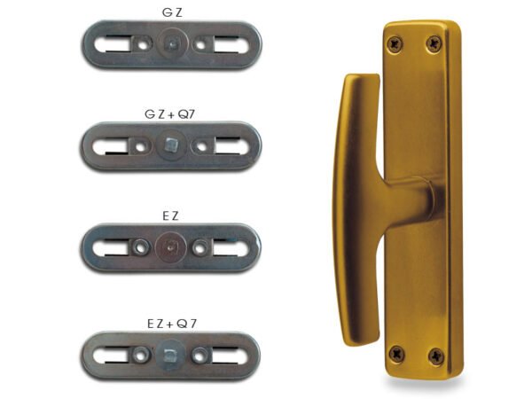 CREMONESI GABRY ALUMINIO ANODIZZATO BRONZ C/PLACCA ALTA GZ