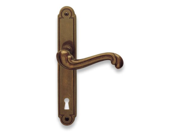 GUARNITURA GPB "BAROCCO" OTT. BRONZATO C/PLACCA Q6