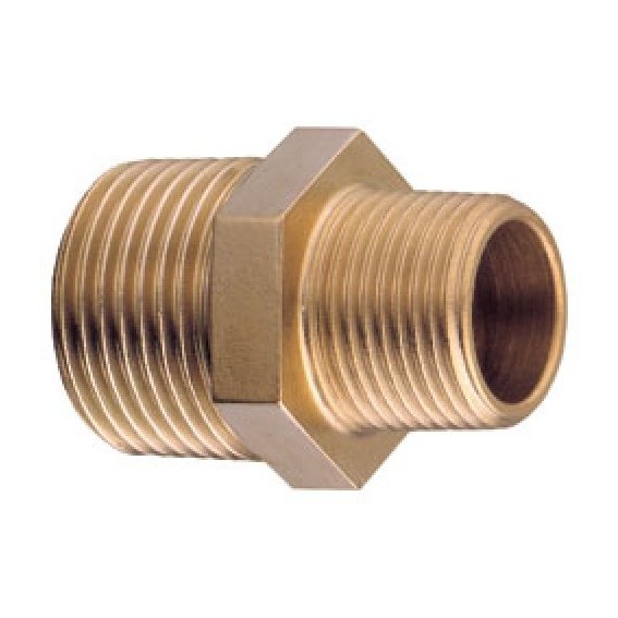 NIPPLO RIDOTTO OTTONE 3/4x1/2