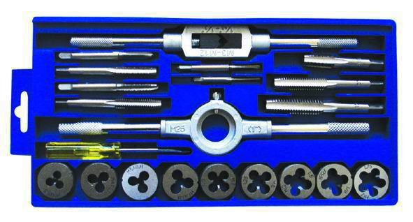 ASSORTIMENTI MASCHI E FILIERE PASSO MA 21 PEZZI